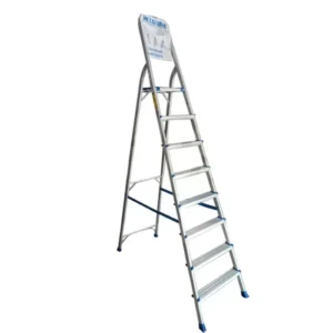 8-step aluminum ladder